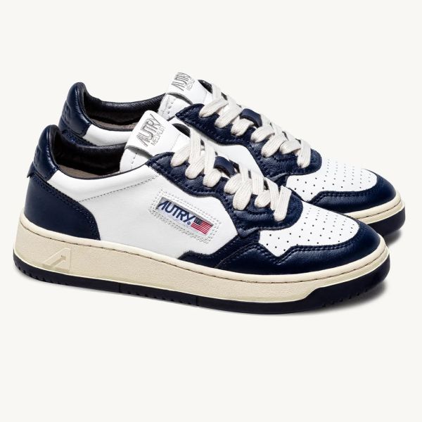 Autry Medalist Low Sneaker Wit/Navy