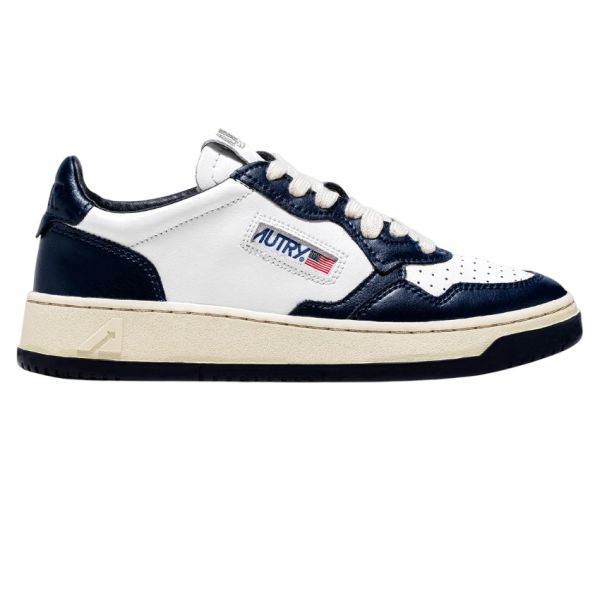 Autry Medalist Low Sneaker Wit/Navy