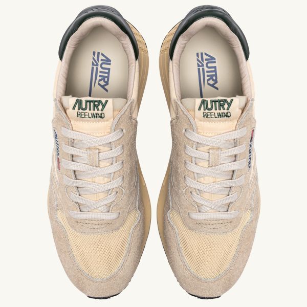Autry Reelwind Low Sneaker Beige/Groen