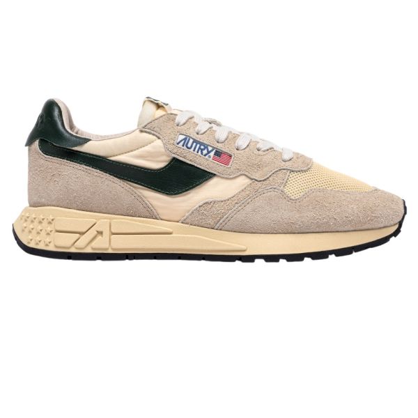 Autry Reelwind Low Sneaker Beige/Groen