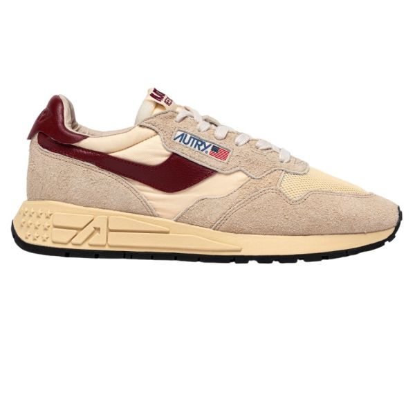 Autry Reelwind Low Sneaker Beige/Rood