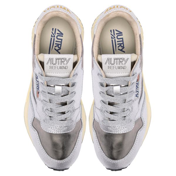 Autry Reelwind Low Sneaker Zilver
