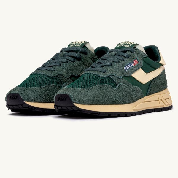 Autry Reelwind Low Sneaker Donker Groen
