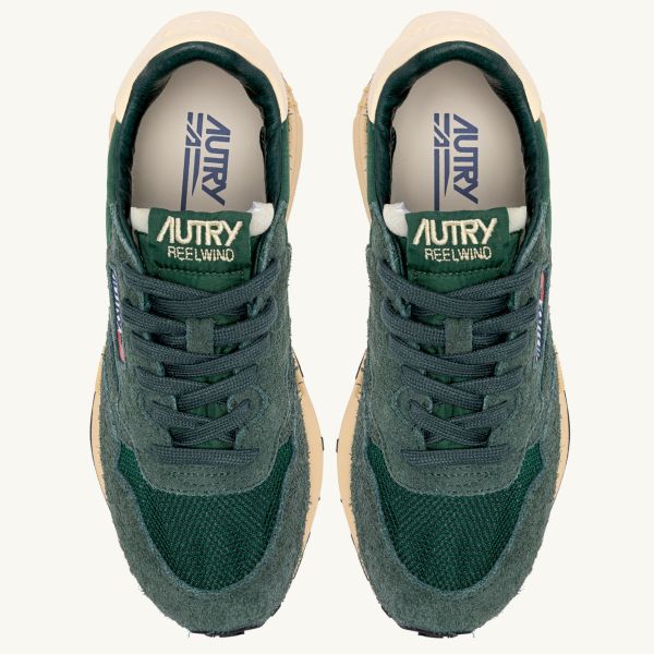 Autry Reelwind Low Sneaker Donker Groen