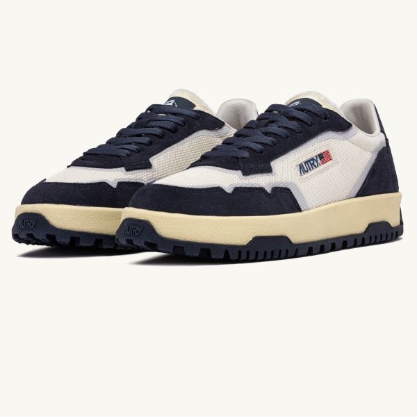 Autry Wildpace Low Sneaker Navy/Wit