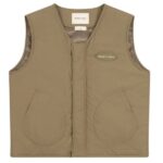 Bram's Fruit Emblem Patch Padded Bodywarmer Groen