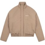 Bram's Fruit Emblem Patch Padded Jas Beige