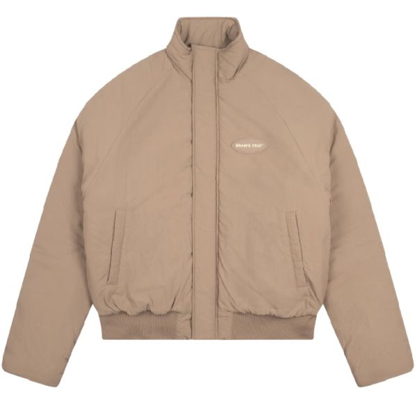 Bram's Fruit Emblem Patch Padded Jas Beige