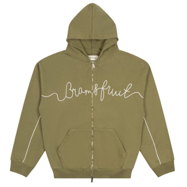 Bram's Fruit Garden Hose Chain Stitch Vest Donker Groen