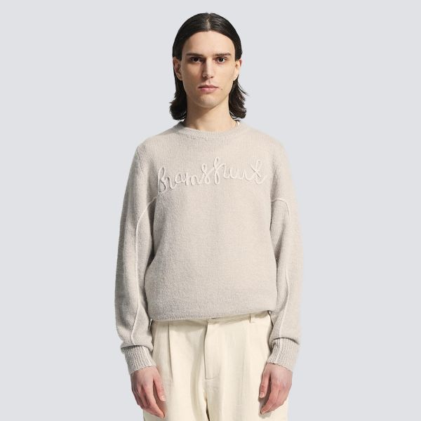 Bram's Fruit Garden Hose Knit Sweater Grijs