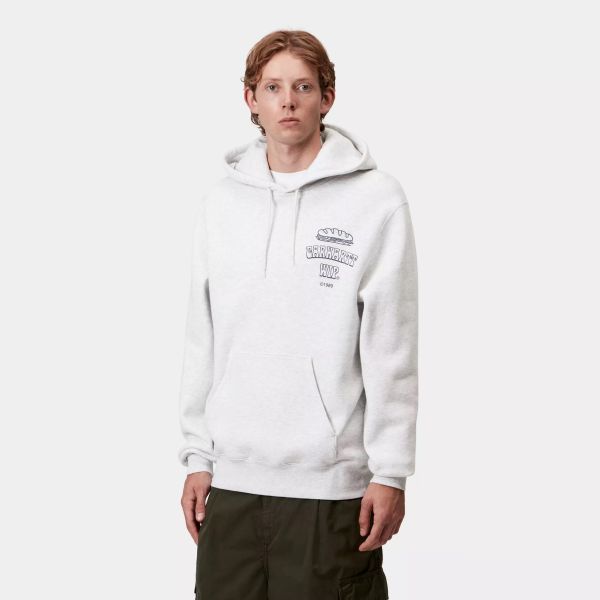 Carhartt WIP Sandwich Hoodie Grijs