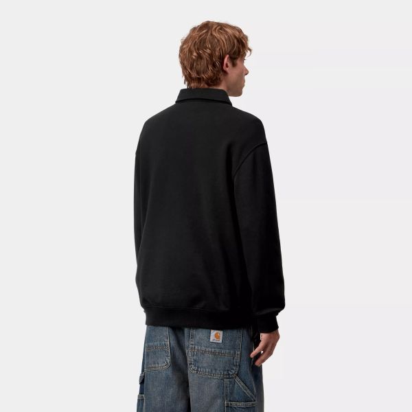 Carhartt WIP Polo Sweater Zwart