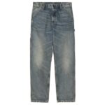 Carhartt WIP Single Knee Jeans Donker Blauw