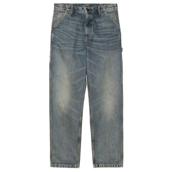 Carhartt WIP Single Knee Jeans Donker Blauw