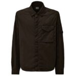 CP Company Chrome-R Lens Zipped Overshirt Zwart
