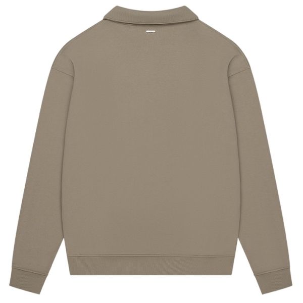 Croyez Etiquette Half Zip Sweater Groen