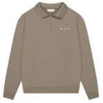 Croyez Etiquette Half Zip Sweater Groen