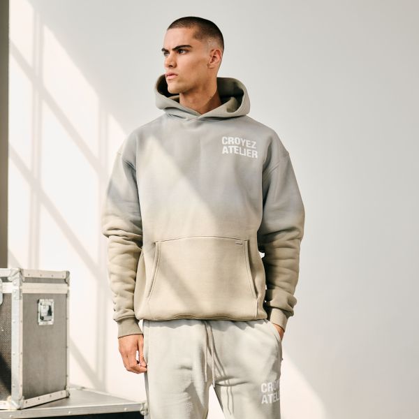 Croyez Sprayed Atelier Hoodie Donker Groen