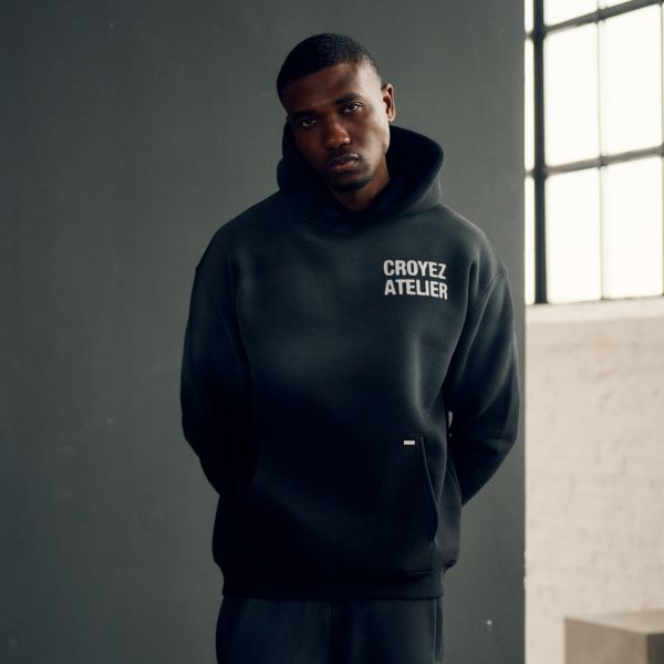 Croyez Sprayed Atelier Hoodie Zwart