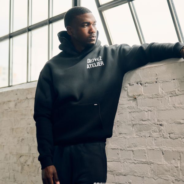 Croyez Sprayed Atelier Hoodie Zwart