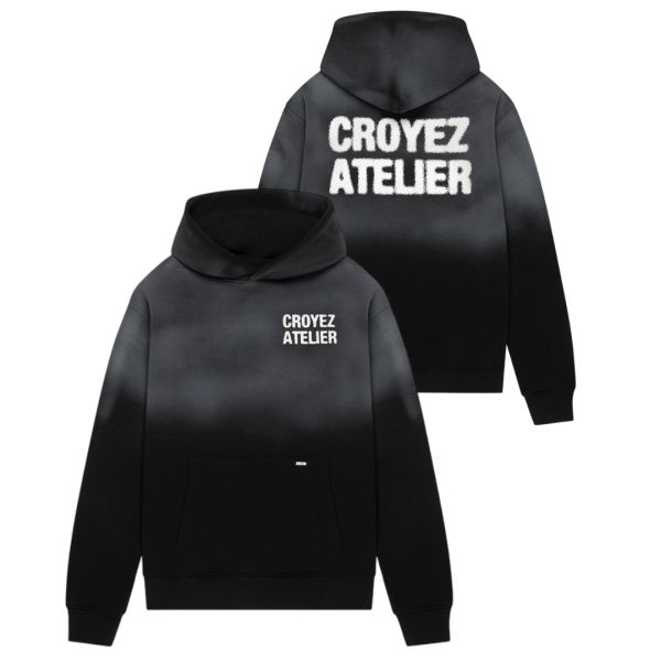 Croyez Sprayed Atelier Hoodie Zwart
