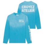Croyez Sprayed Atelier Longsleeve T-shirt Blauw
