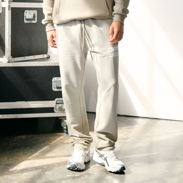 Croyez Sprayed Atelier Trainingsbroek Donker Groen