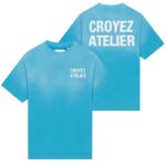 Croyez Sprayed Atelier T-shirt Blauw