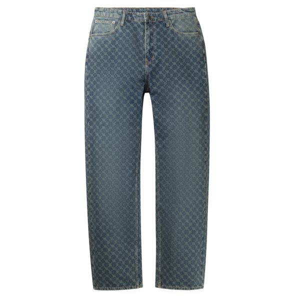 Daily Paper Amba Monogram Jeans Donker Blauw