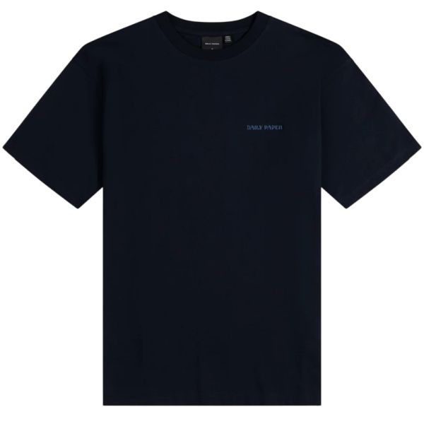Daily Paper Candle Label Boxy T-shirt Navy