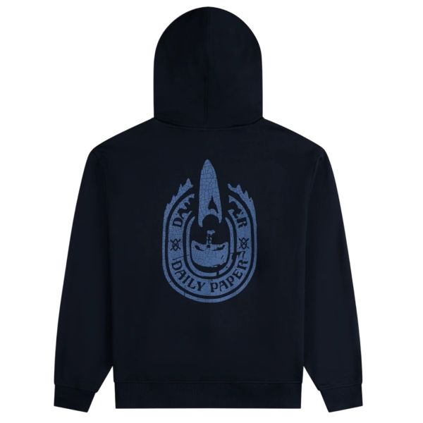 Daily Paper Candle Label Hoodie Navy