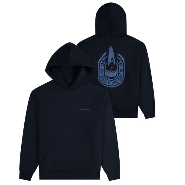 Daily Paper Candle Label Hoodie Navy