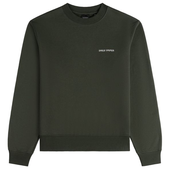 Daily Paper Matchstick Shield Sweater Donker Groen
