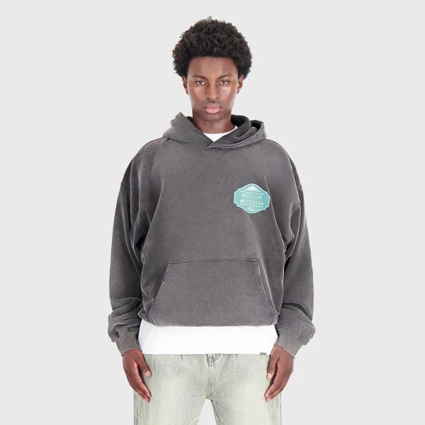 Don't Waste Culture Inola Hoodie Washed Zwart