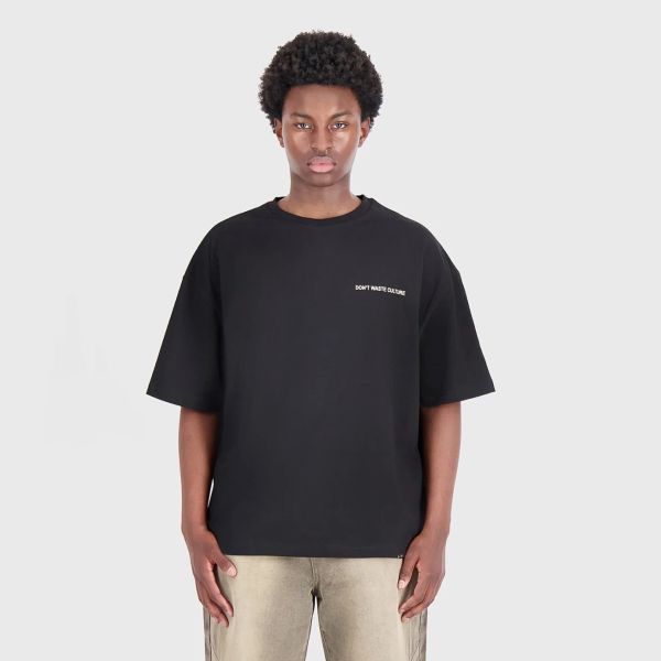 Don't Waste Culture Javari T-shirt Zwart