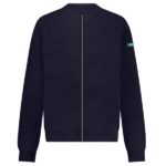 Flâneur Badge Knit Cardigan Navy
