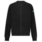 Flâneur Badge Knit Cardigan Zwart