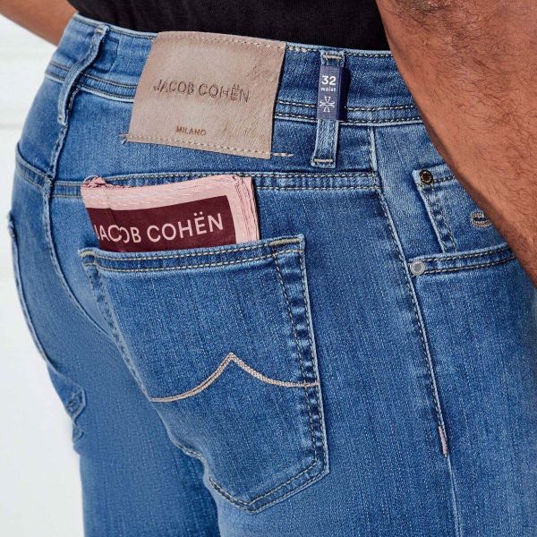 Jacob Cohën Nick Super Slim Jeans 300D Licht Blauw