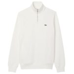 Lacoste Half Zip Sweater Off White