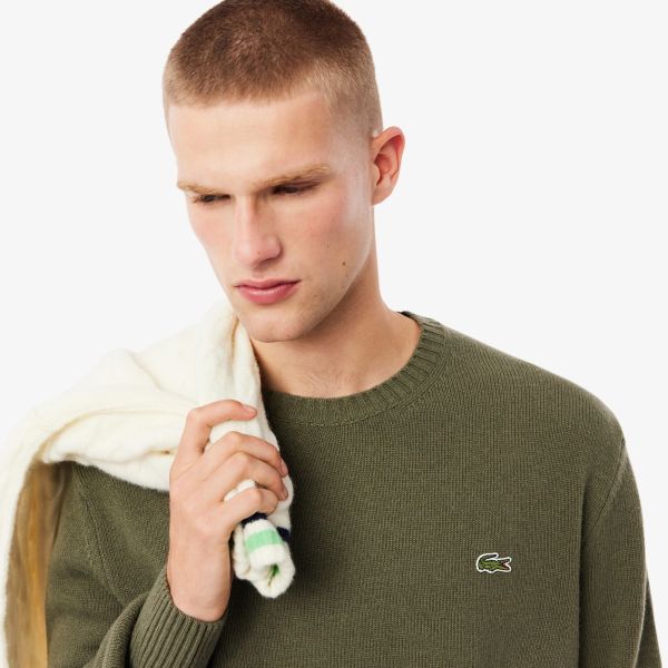 Lacoste Knitted Sweater Donker Groen | Mezaldy.com