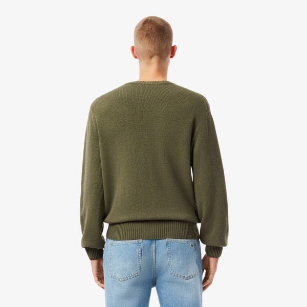 Lacoste Knitted Sweater Donker Groen