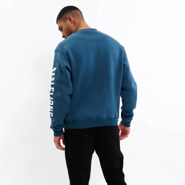 Malelions Graffiti Sweater Blauw