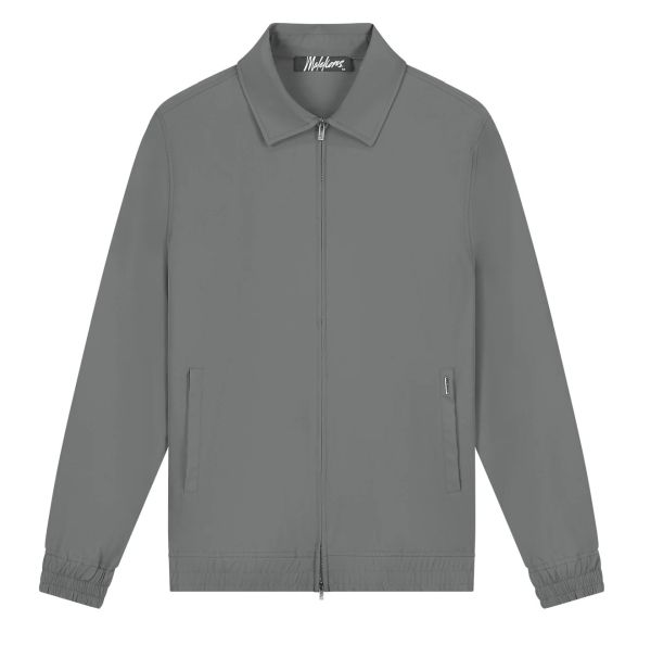 Malelions Men Technical Zip Jacket | Mulch Brown