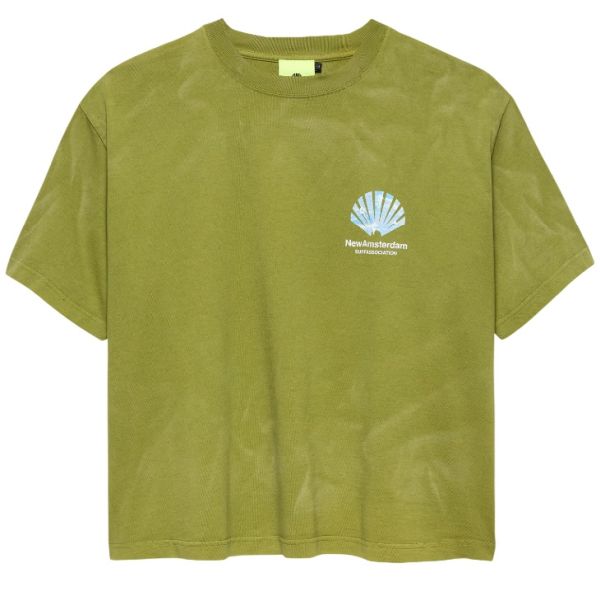 New Amsterdam Surf Association Line Up T-shirt Donker Groen