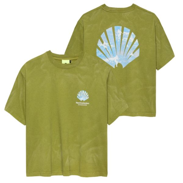 New Amsterdam Surf Association Line Up T-shirt Donker Groen