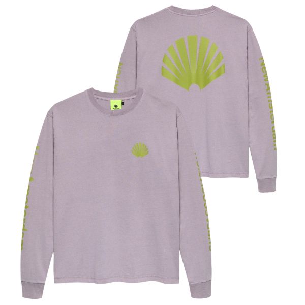 New Amsterdam Surf Association Logo Longsleeve T-shirt Paars