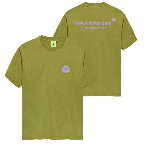 New Amsterdam Surf Association Logo T-shirt Donker Groen