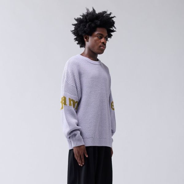 New Amsterdam Surf Association Name Knit Sweater Paars