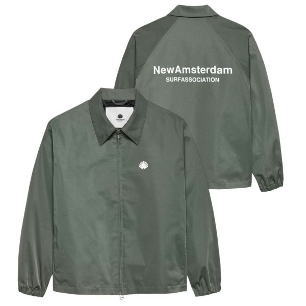 New Amsterdam Surf Association Nylon Coach Jack Donker Groen