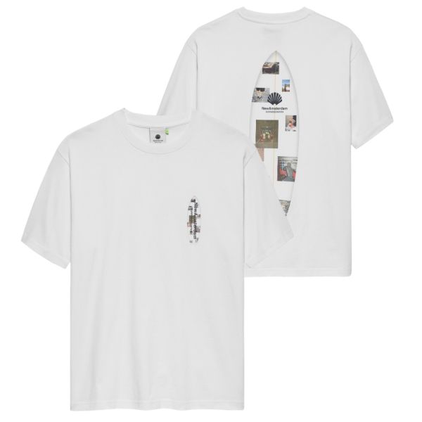 New Amsterdam Surf Association Surf Zine T-shirt Wit